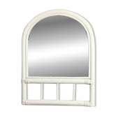 Vintage rattan mirror