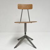 In height adjustable (desk) chair of Biofiz, 1960s