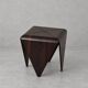 Petalas Side Table Nighstand by Jorge Zalszupin, Rosewood