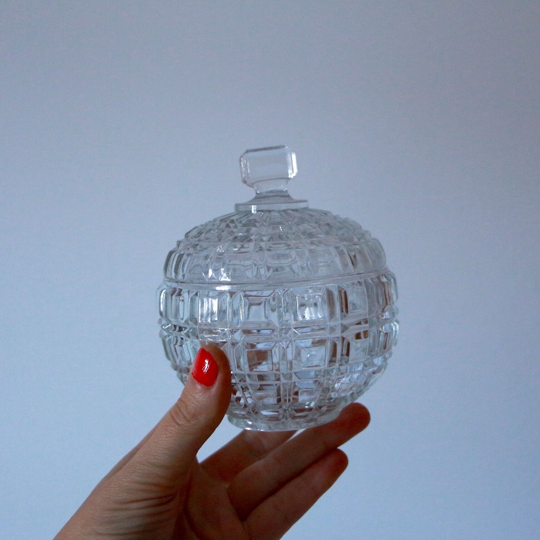 Sucrier en verre