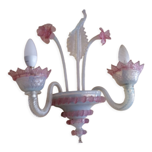 Applique en verre de - fleurs