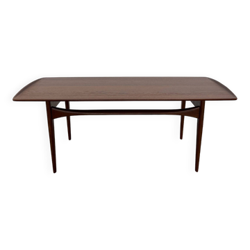 Table basse en teck par Tove et Edvard Kindt-Larsen pour France & Son, Danemark, 1960s
