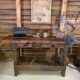 Antique workbench/renovated console – a unique piece full of character