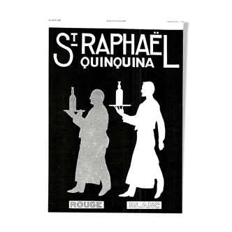 Affiche vintage années 30 St Raphael