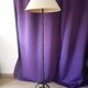 Vintage floor lamp - 40s , wrought iron with scroll feet