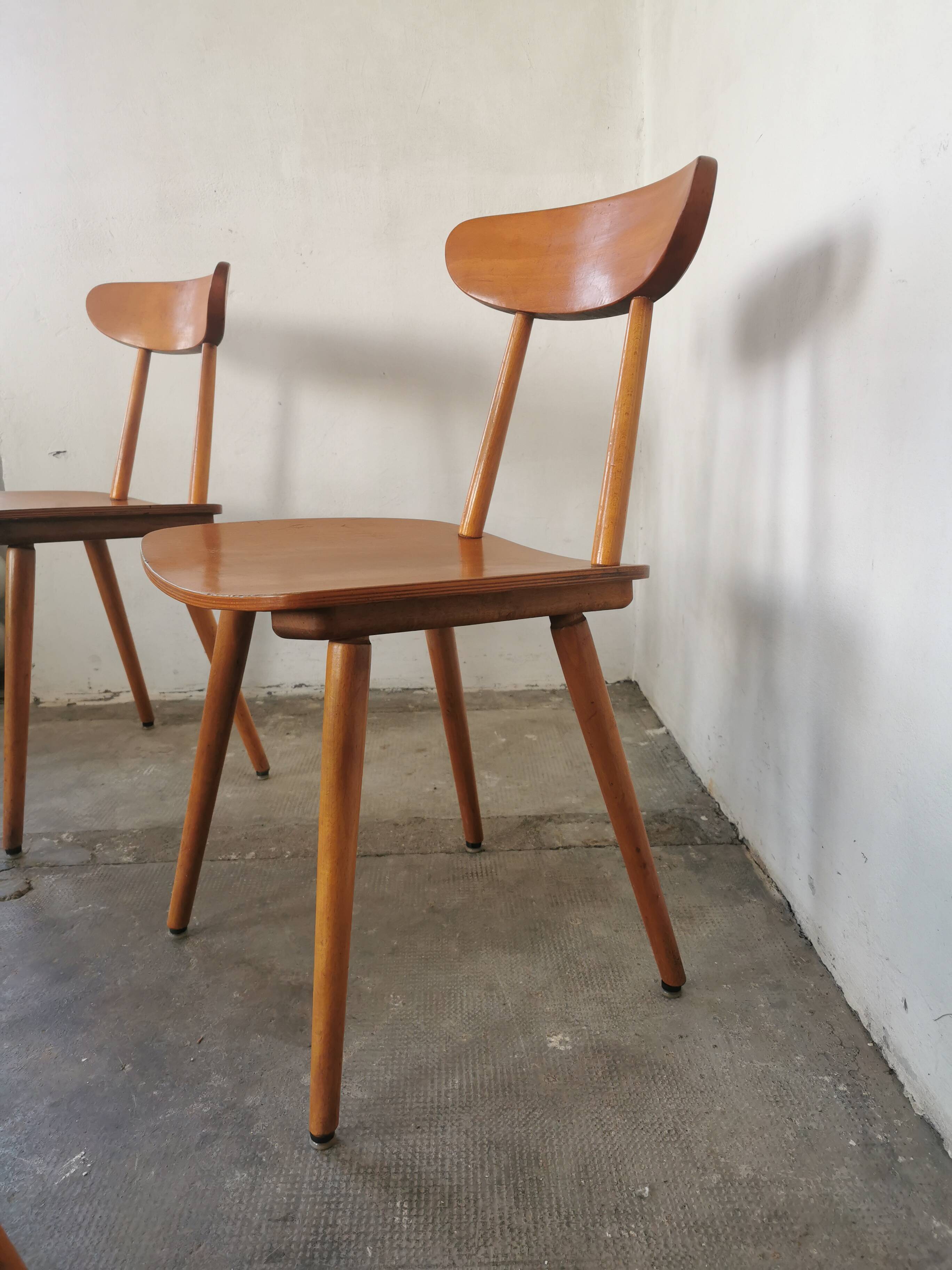 Set of 4 Hiller chairs, vintage 1960