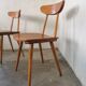 Set of 4 Hiller chairs, vintage 1960