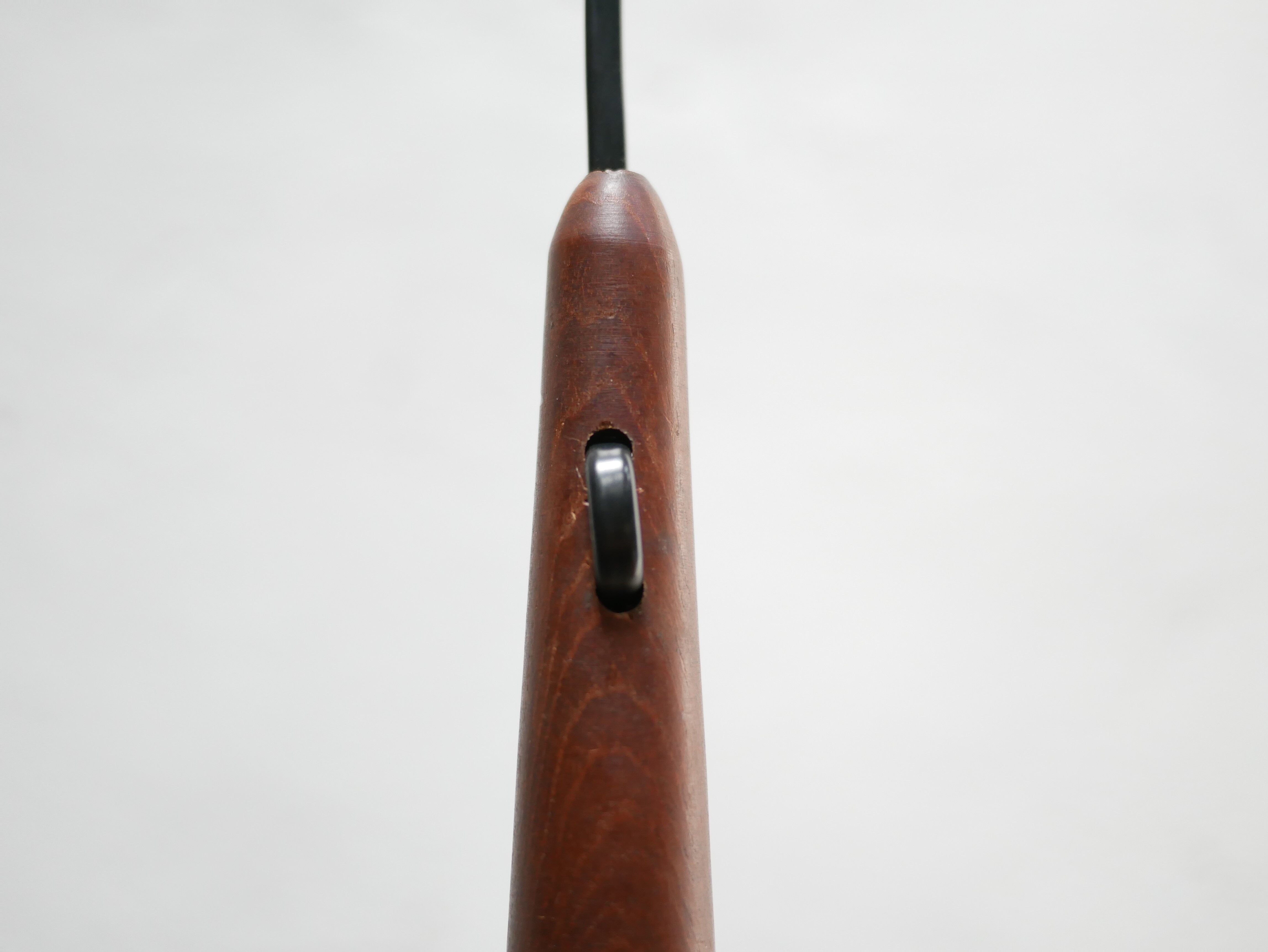 Scandinavian suspension opaline and teak by Uno and 'Sten Kristiansson' for Luxus editions