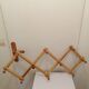 Portemanteau en bois accordeon  vintage