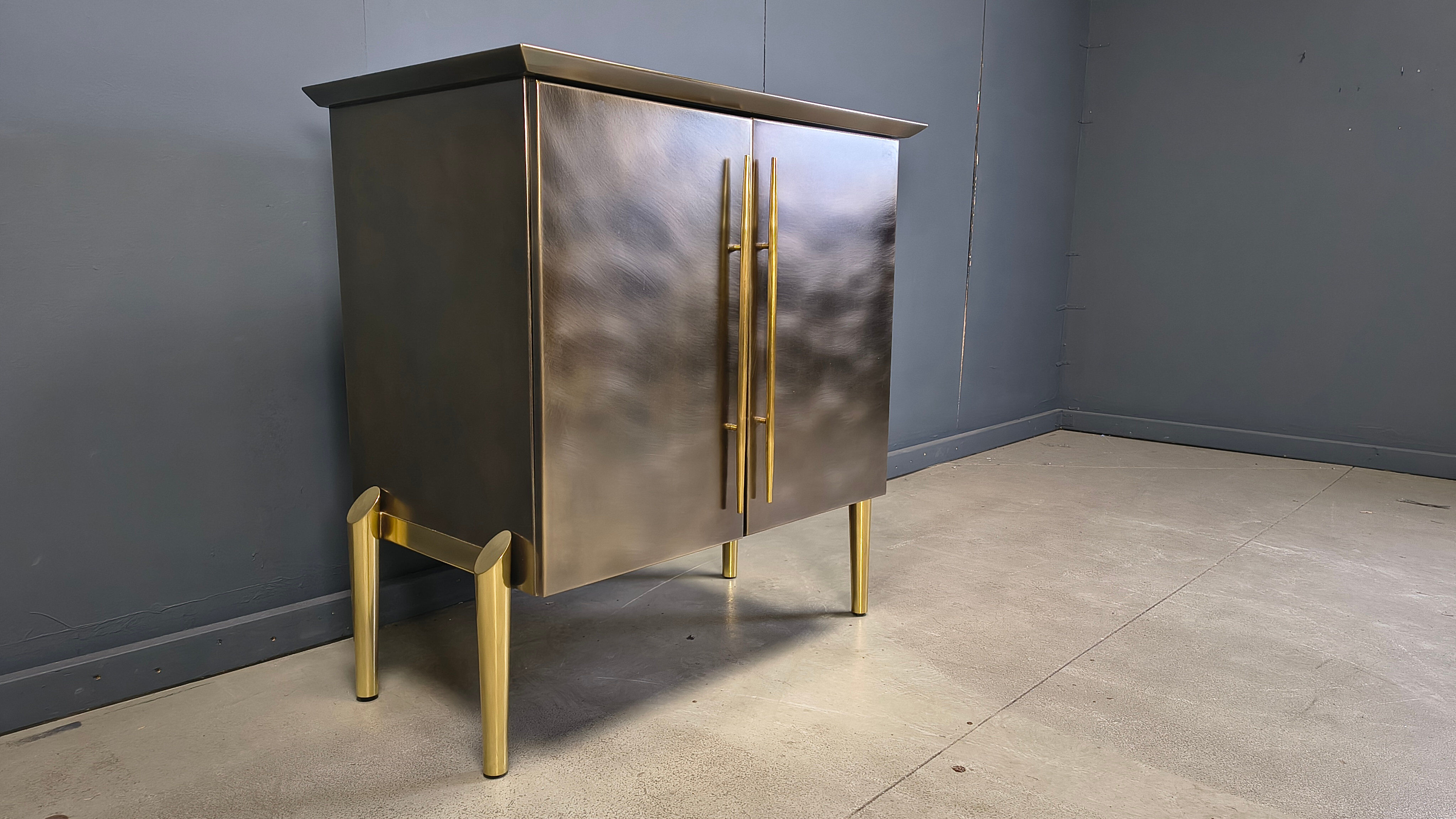 Post modern bar cabinet by Belgochrom, 1980s