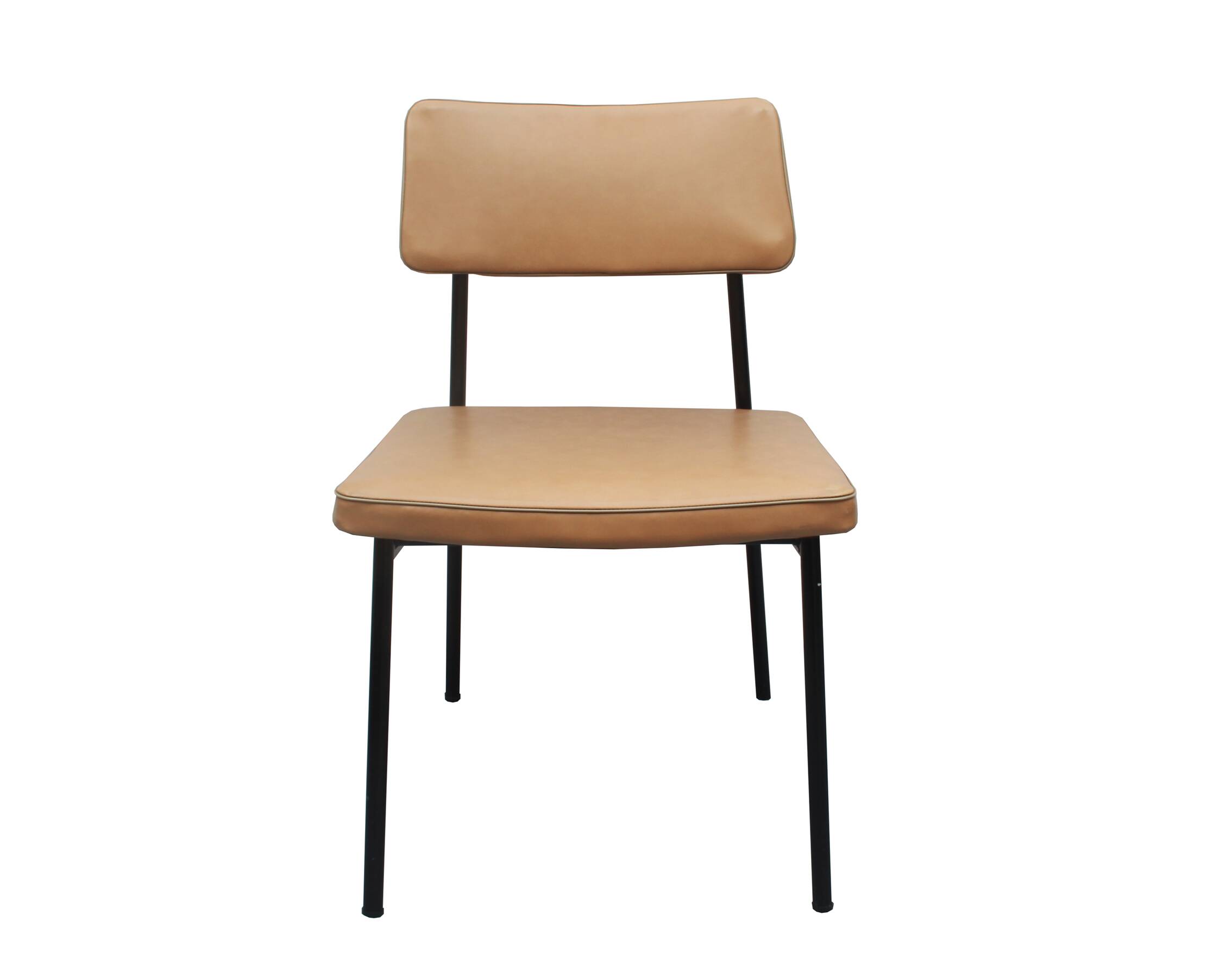 1950s chair in beige leatherette