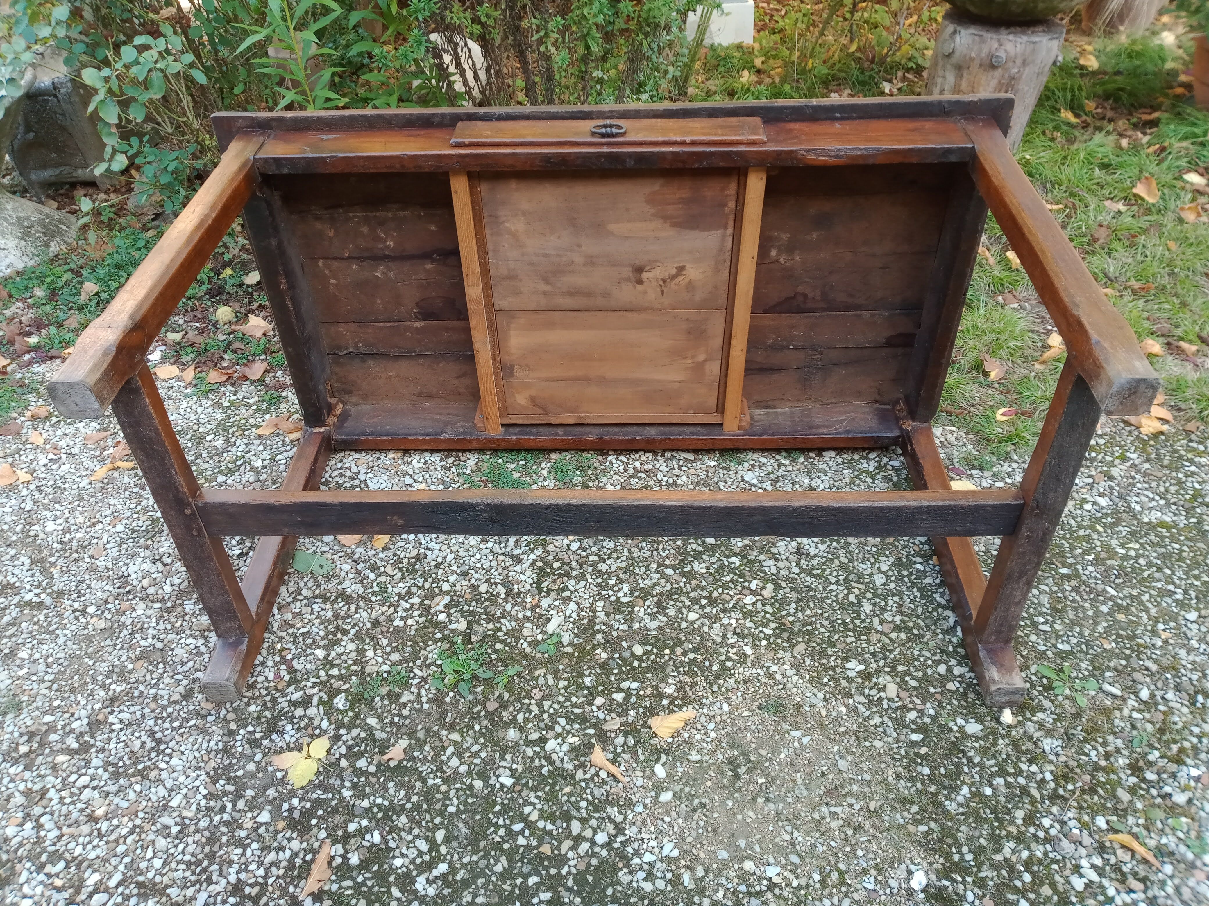 Old oak farmhouse table