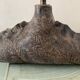 Vintage brutalist ceramic lamp base
