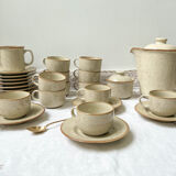 Speckled sandstone coffee service