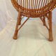 Chaise enfant en osier vintage