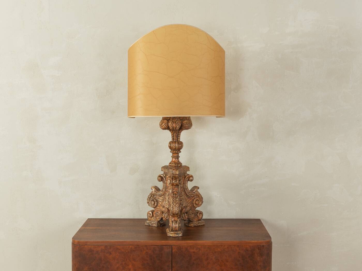 Lampe de table baroque, fabriquée à la main