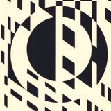 Victor vasarely, g-linn, 1951. original silkscreen print signed and numbered