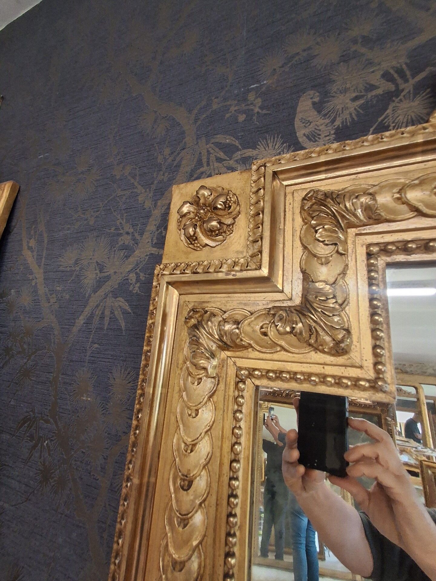 Miroir époque XIX 193x132