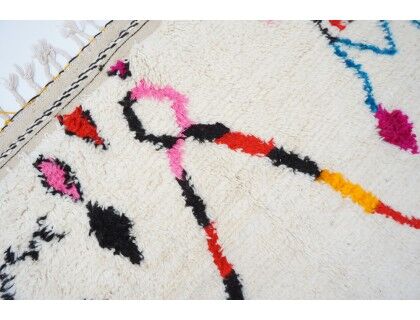 Colorful Berber carpet 250 x 140cm