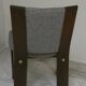 Wood and tweed chairs by Acerbis International, Italy, 1980s, set of 4.
