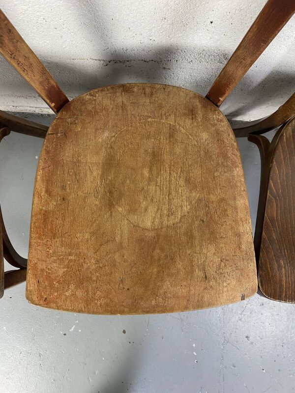 4 chaises bistrot Baumann
