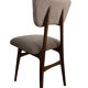 Set of 6 midcentury beige bouclé dining chairs, 1960s