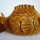 Fish service for 8 people, earthenware Sarreguemines.