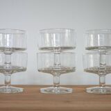 6 cavalier champagne glasses