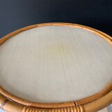 Vintage rattan table