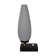 Opaline brass metal lamp 50s