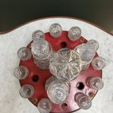 Carousel liqueur service - late 19th century