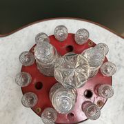 Service de liqueur en carrousel - fin du 19e siècle