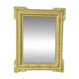 Antique wooden mirror with gilded stucco 65x83cm
