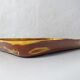 signed mixed earth ceramic tray with marbled effect