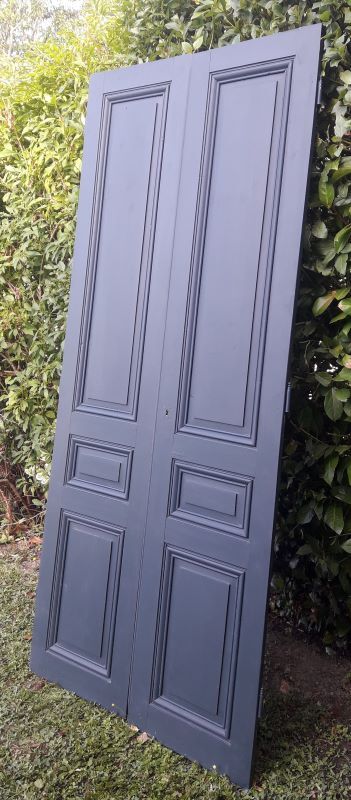 Paire de portes 222x97,5cm de placard