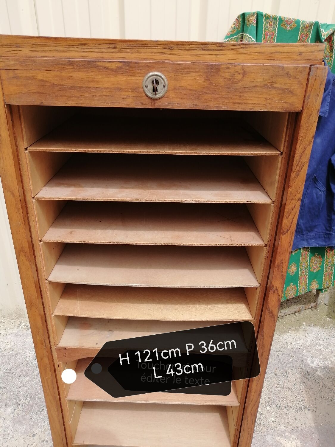 Wooden curtain binder