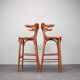 Set of 2 Vintage Bar Stools by TON, 1980