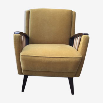 Fauteuil scandinave vintage 1950