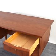 Mid-Century Danish Teak Executive Desk, 1960s.