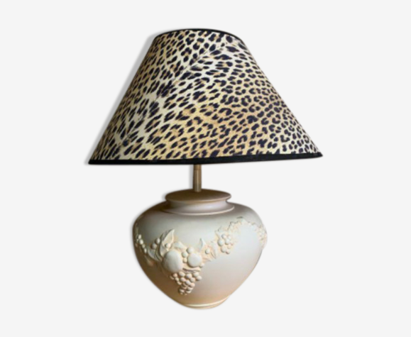 Lampe à poser léopard vintage