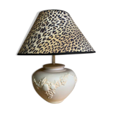 Vintage leopard table lamp