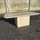 Table basse en travertin