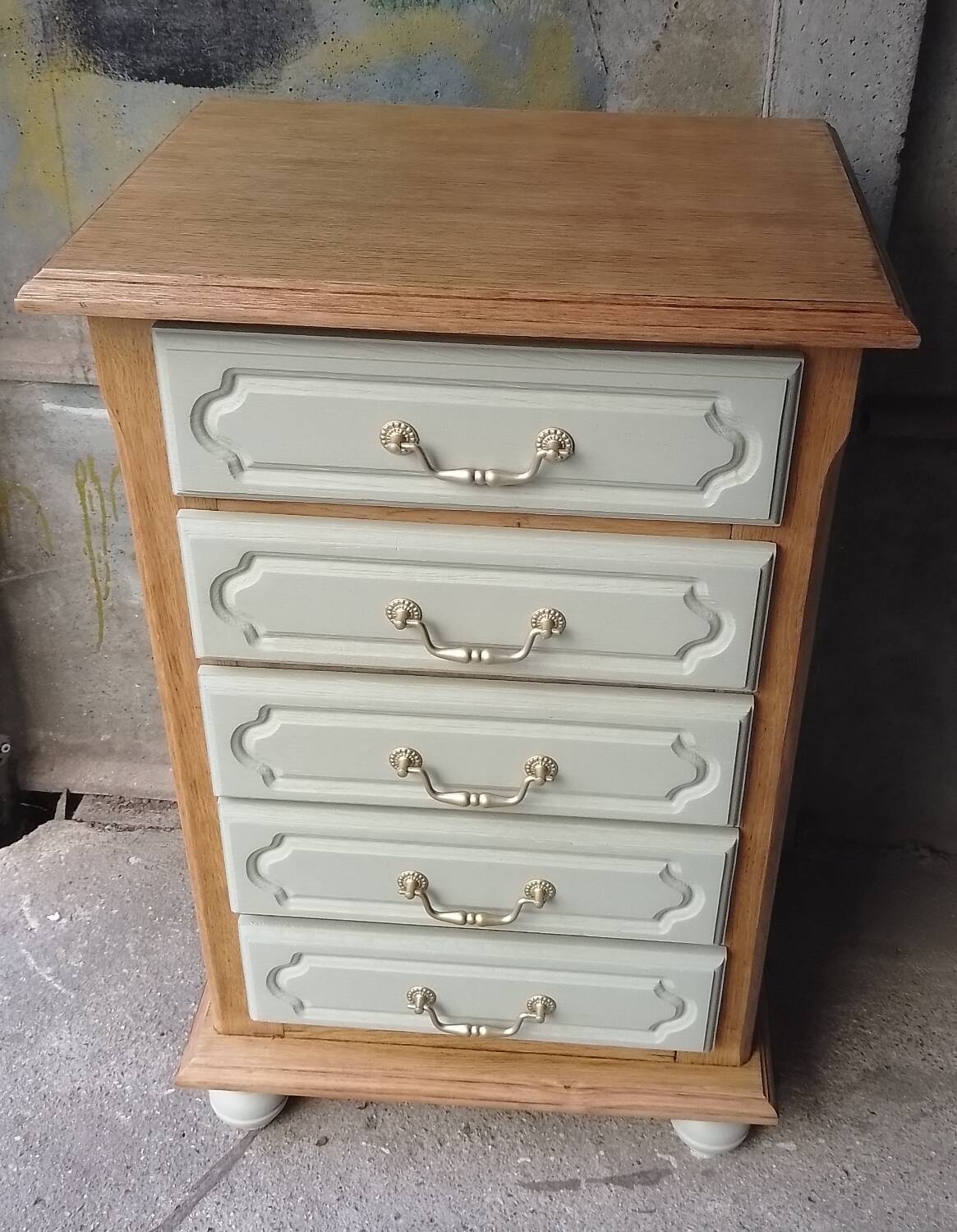 Restored vintage chiffonier