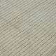 Tapis tribal unique noué à la main en laine beige 222 cm x 307 cm