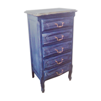 Skated grey dresser