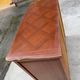 Louis XV buffet in cherry wood and shiny marquetry with 2 doors and 2 drawers