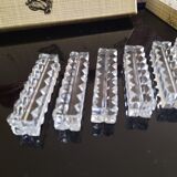 Box of 12 crystal knife holders