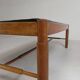 Vintage oak coffee table with a slate top in an oak frame, 1960s.