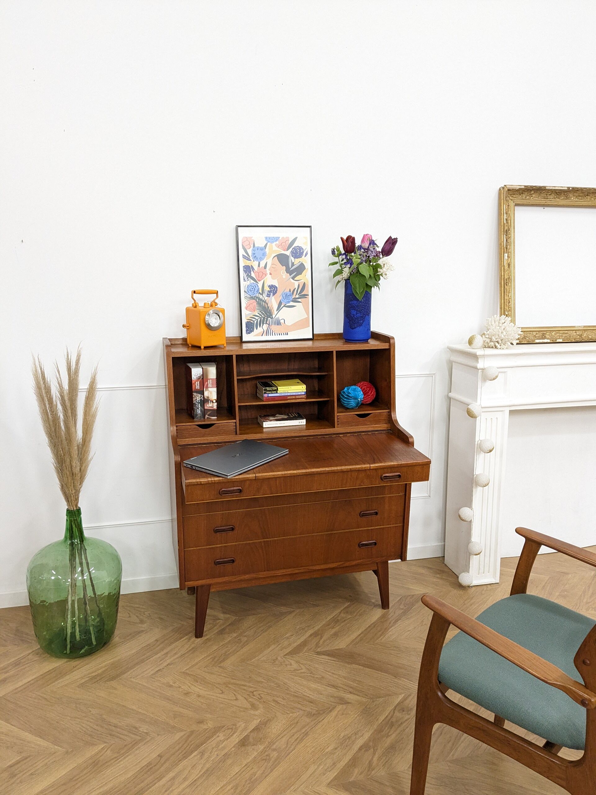 Vintage secretary desk