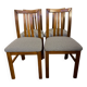 Lot de 4 chaises vintage bois